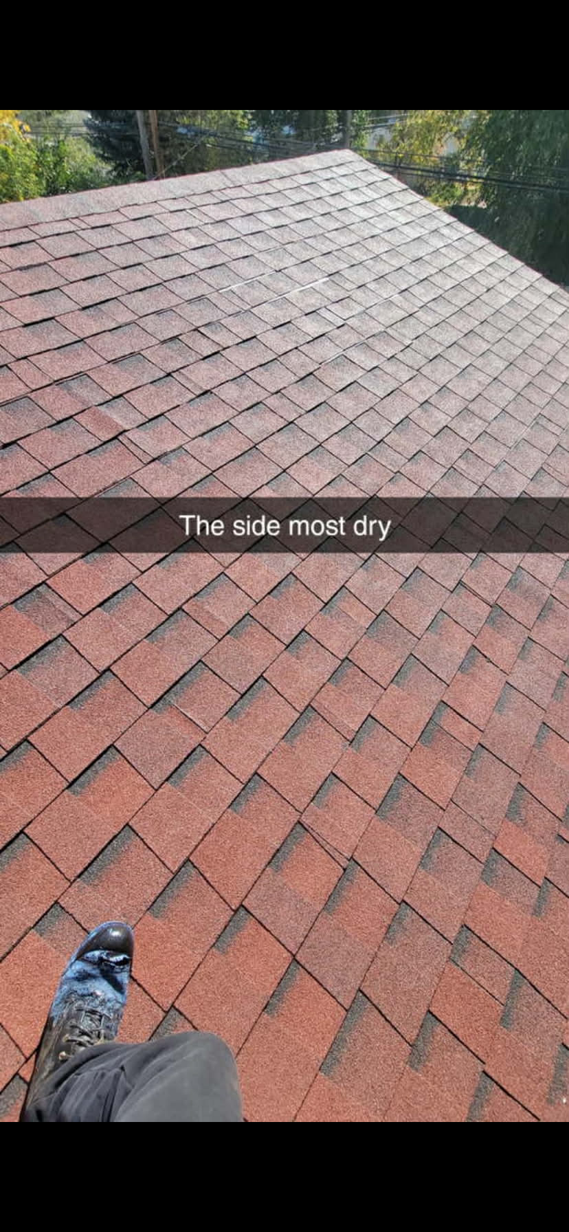 Roof after treatment