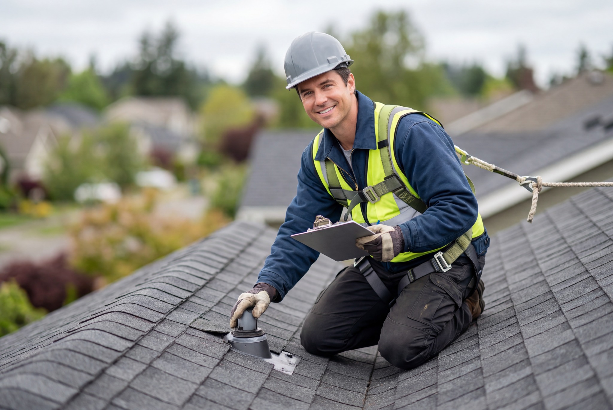 Professional roof assessment and preparation